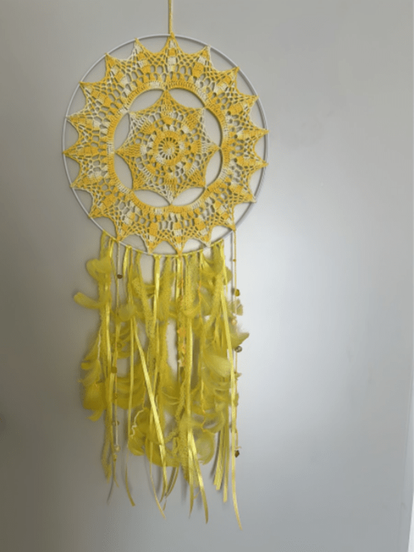 Filtro de Sonhos - Amarelo