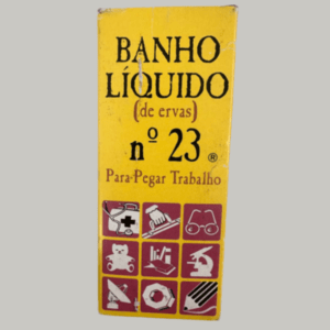 Banho líquido de ervas n23.   Para pegar trabalho